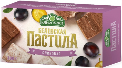 Белёвская пастила сливовая, 200г (20шт/кор) Белёвская пастила сливовая, 200г (20шт/кор)