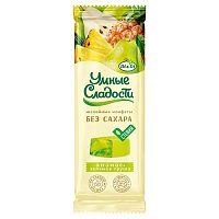 Конфеты без сахара "Умные сладости" желейные со вкусом ананас-зеленая груша 90г