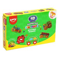 Мармелад жевательный фигурный AMOS "Фруктовые машинки" 100г