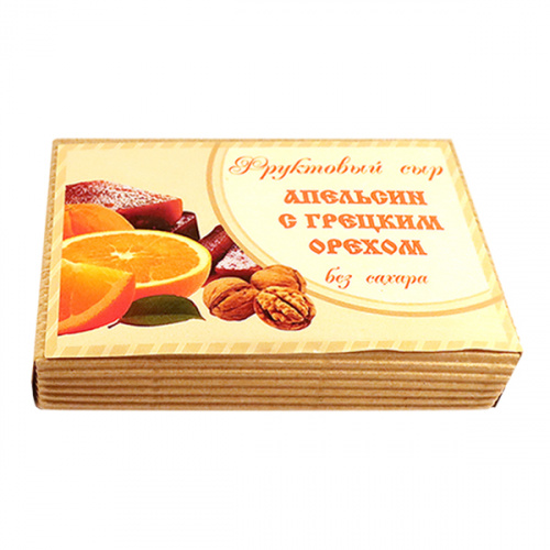 Фруктовый сыр Апельсин с грецким орехом, 250г